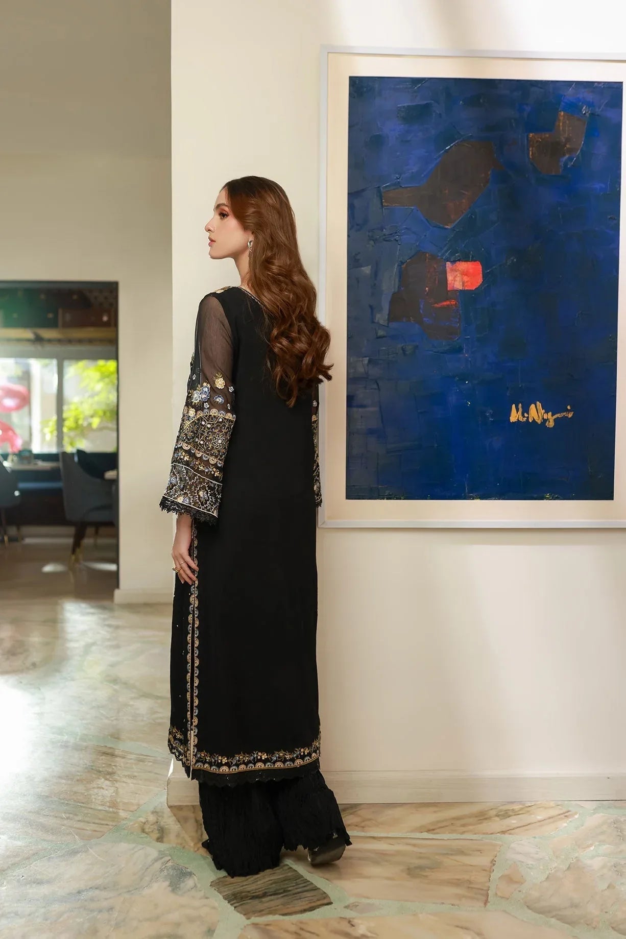 Dhanak | Chiffon Pret | SS25DA-2720 - Rang-e-Khaas