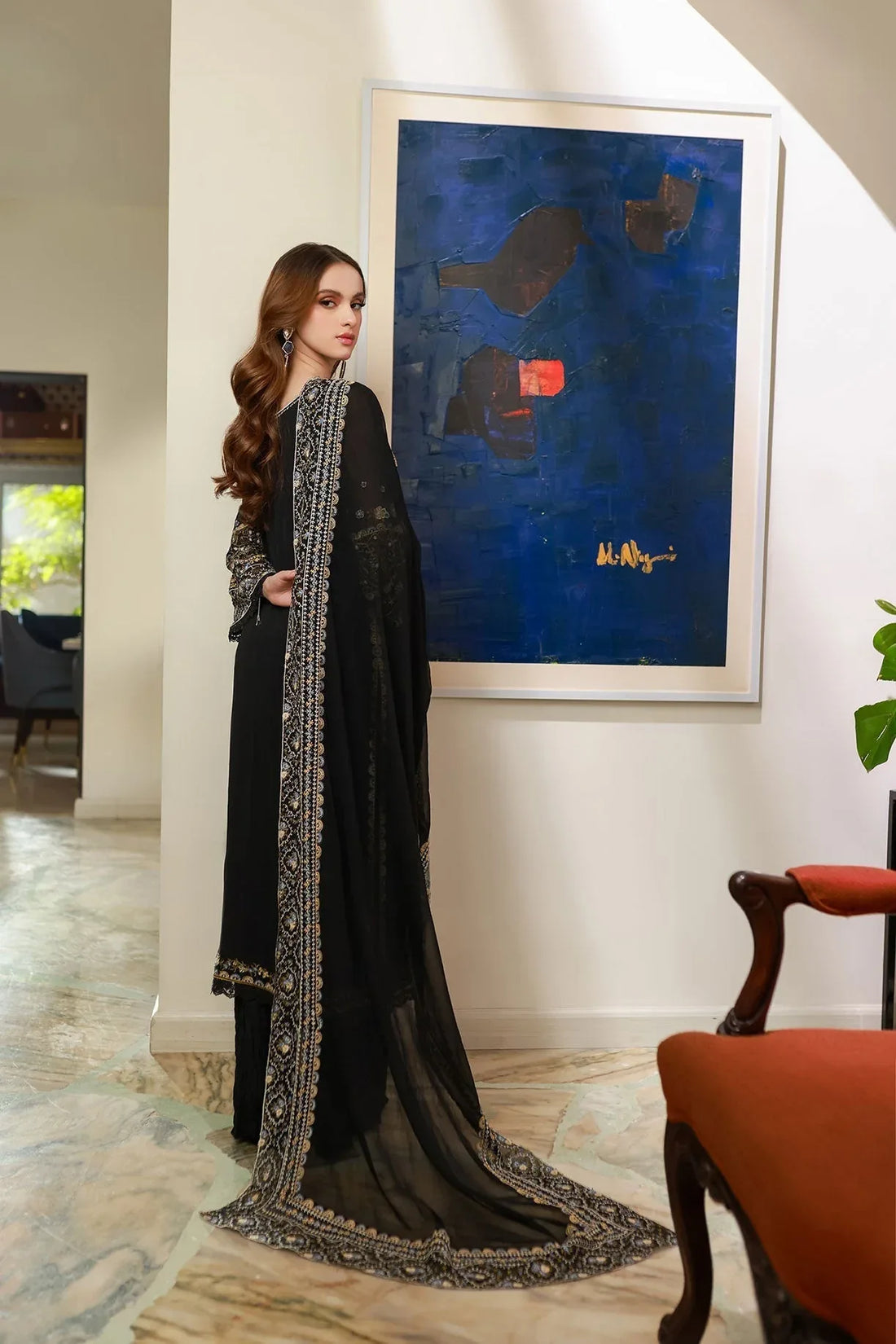 Dhanak | Chiffon Pret | SS25DA-2720 - Rang-e-Khaas