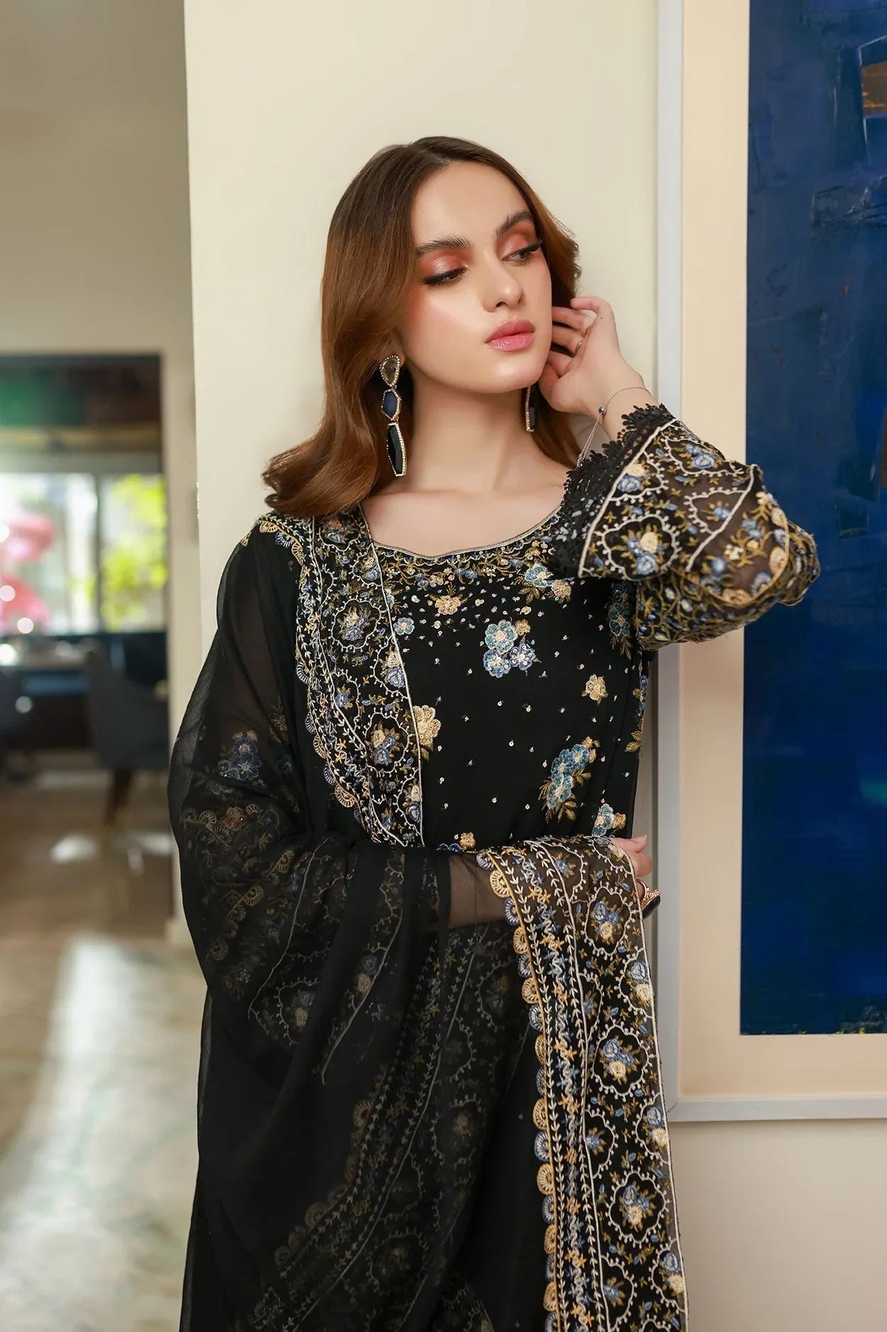 Dhanak | Chiffon Pret | SS25DA-2720 - Rang-e-Khaas