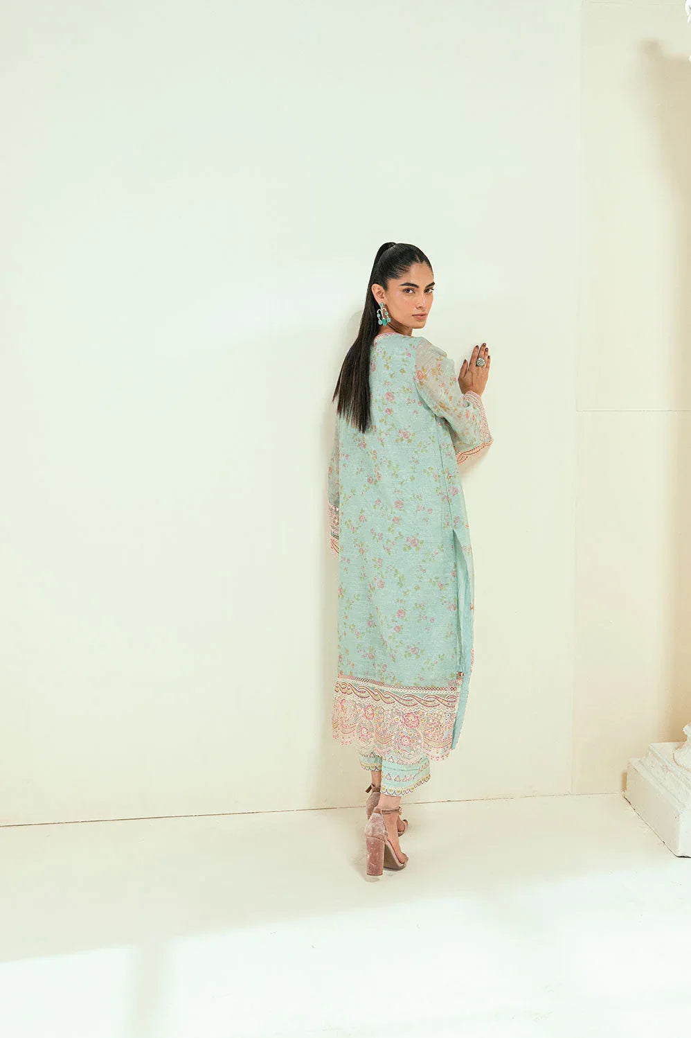 Dhanak | Signature Pret | SS25DA-2722 L-GREEN - Rang-e-Khaas