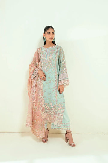 Dhanak | Signature Pret | SS25DA-2722 L-GREEN - Rang-e-Khaas