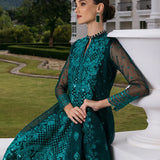 Zainab Chottani Embroidered Organza 3Pc Suit D-01 Zeina