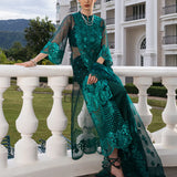 Zainab Chottani Embroidered Organza 3Pc Suit D-01 Zeina