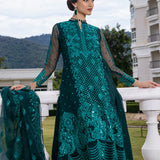 Zainab Chottani Embroidered Organza 3Pc Suit D-01 Zeina