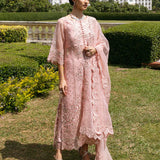 Zainab Chottani Embroidered Organza 3Pc Suit D-03 Roséa