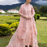 Zainab Chottani Embroidered Organza 3Pc Suit D-03 Roséa
