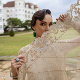 Zainab Chottani Embroidered Organza 3Pc Suit D-04 Ivana  3 s