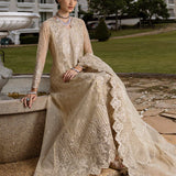 Zainab Chottani Embroidered Organza 3Pc Suit D-04 Ivana  3 s