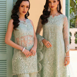 Zainab Chottani Embroidered Organza 3Pc Suit D-05 Sherine