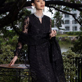 Zainab Chottani Embroidered Organza 3Pc Suit D-06 Dorée