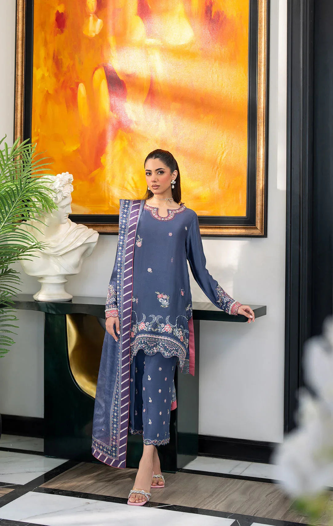 Dhanak | SS 25 Luxury Pret | SS25DL-0312 - Rang-e-Khaas