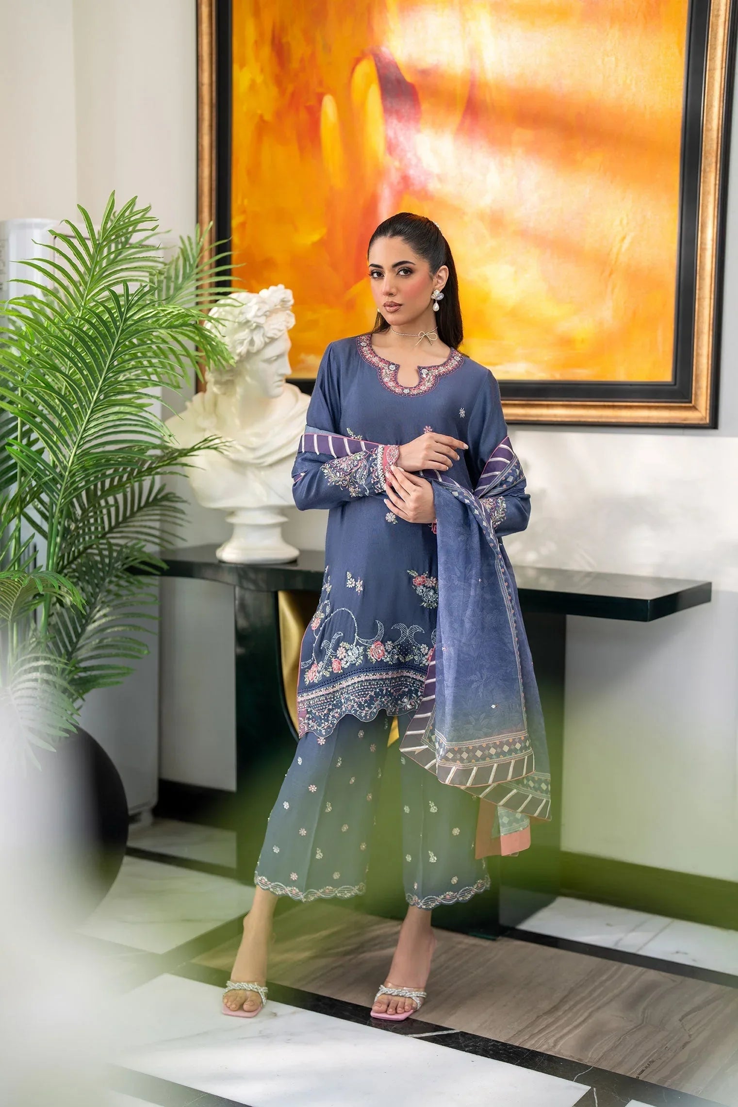 Dhanak | SS 25 Luxury Pret | SS25DL-0312 - Rang-e-Khaas