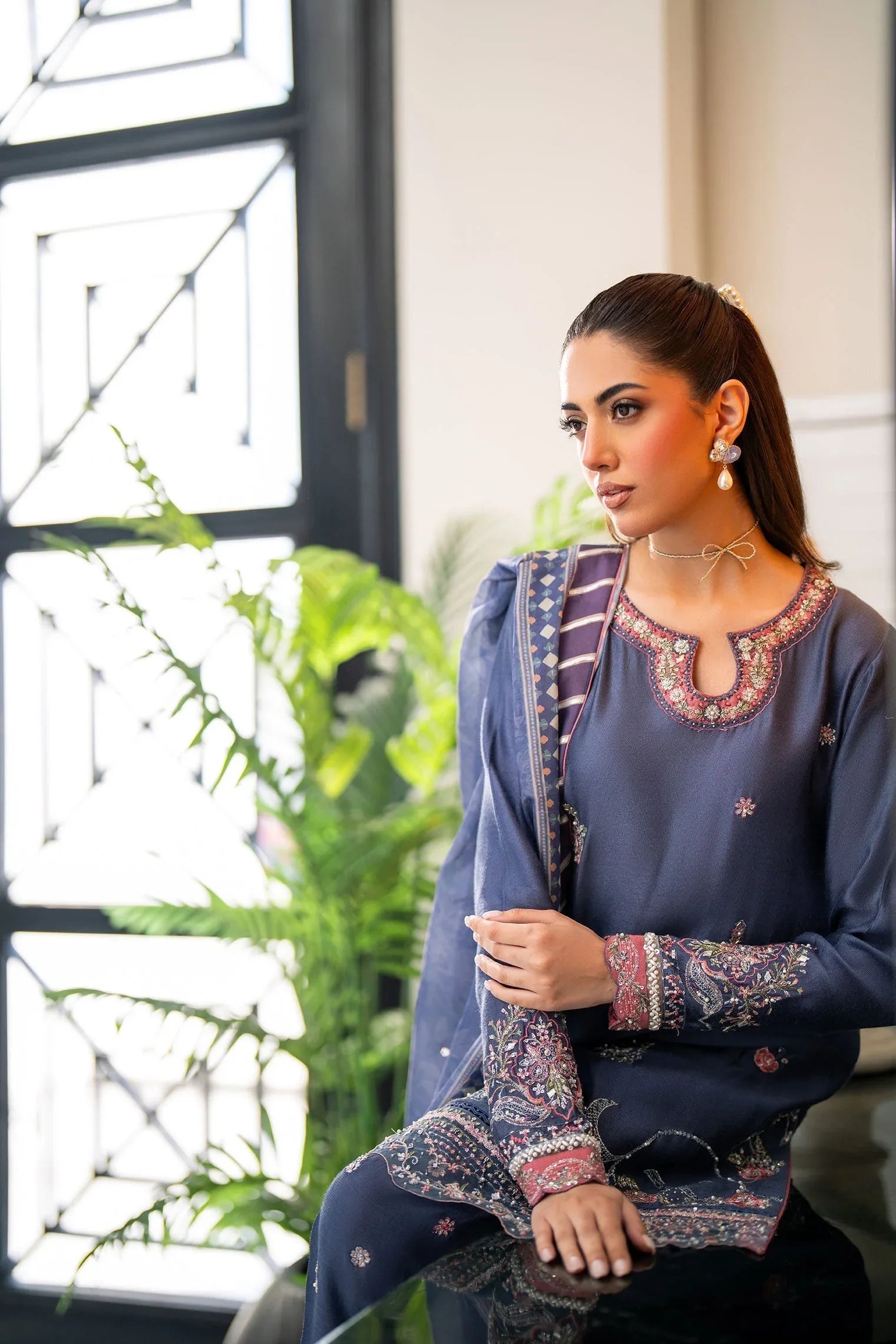 Dhanak | SS 25 Luxury Pret | SS25DL-0312 - Rang-e-Khaas