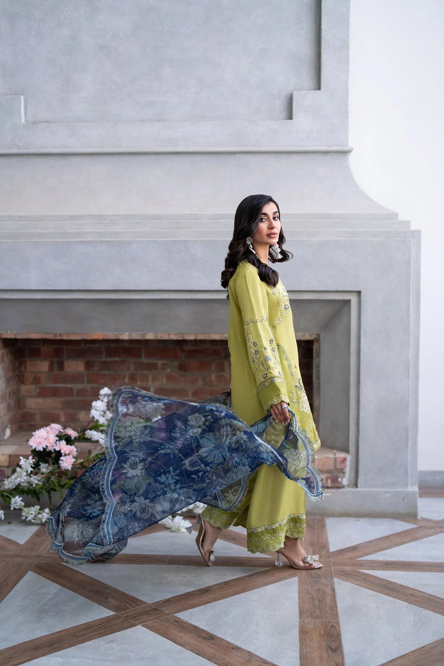 Dhanak | SS 25 Luxury Pret | SS25DL-0318 - Rang-e-Khaas