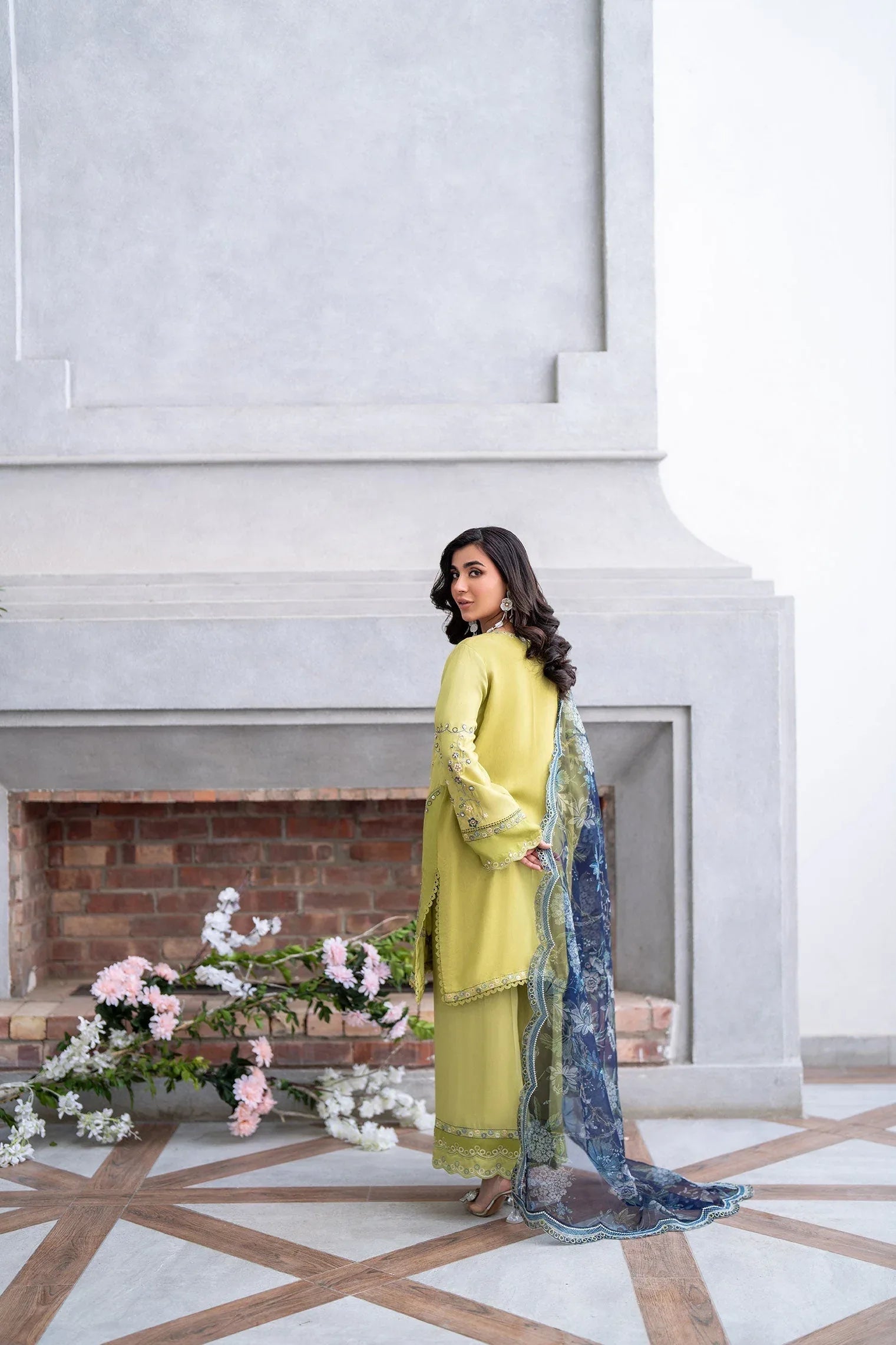 Dhanak | SS 25 Luxury Pret | SS25DL-0318 - Rang-e-Khaas