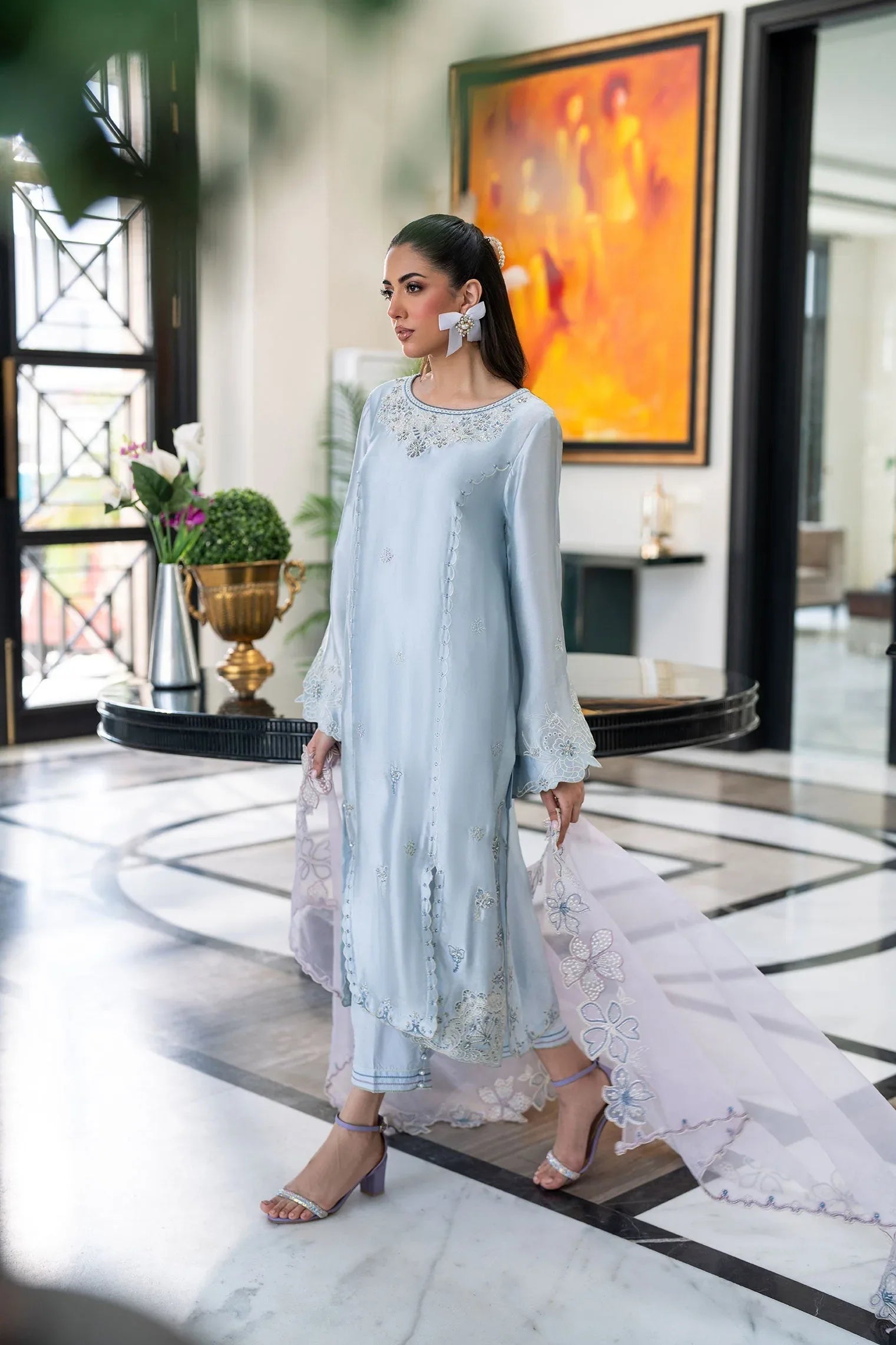 Dhanak | SS 25 Luxury Pret | SS25DL-0320 - Rang-e-Khaas