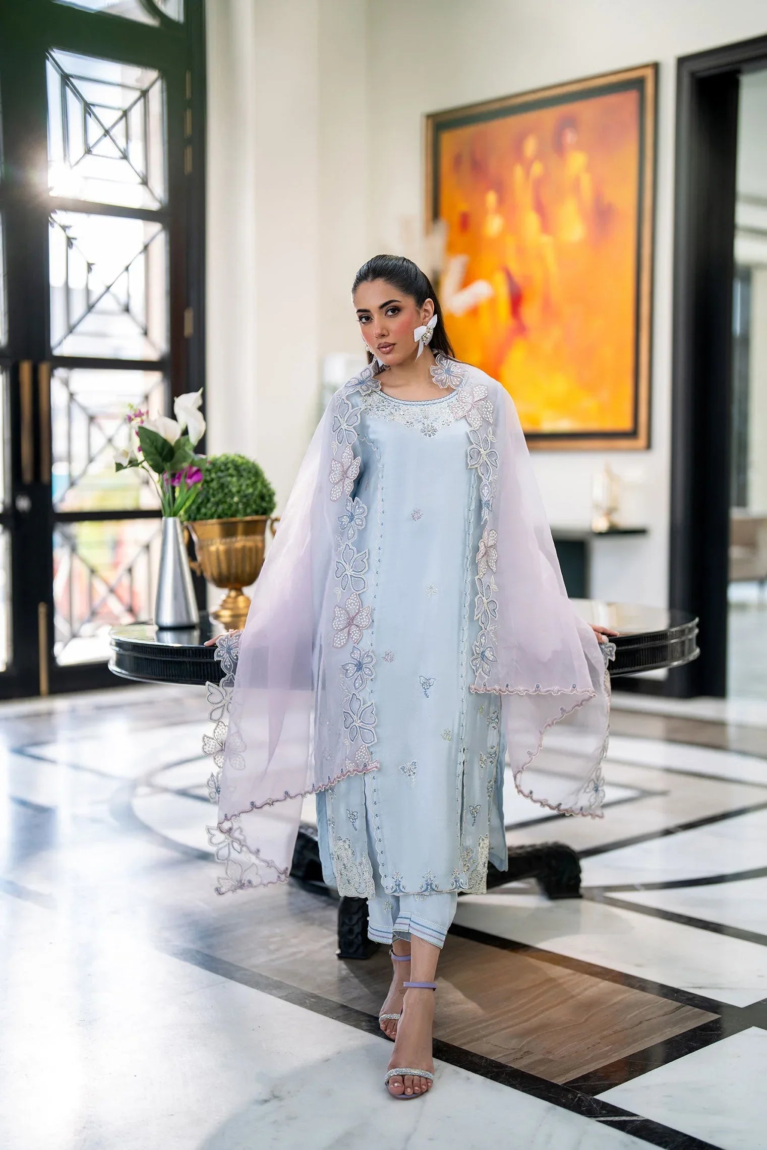 Dhanak | SS 25 Luxury Pret | SS25DL-0320 - Rang-e-Khaas