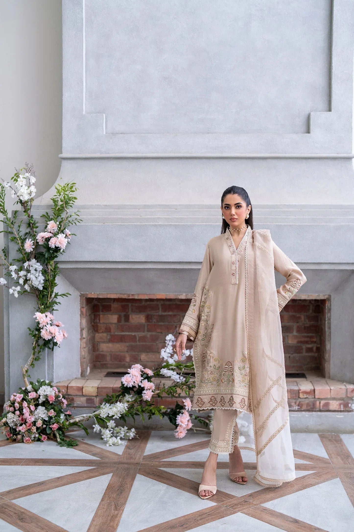 Dhanak | SS 25 Luxury Pret | SS25DL-0322 - Rang-e-Khaas