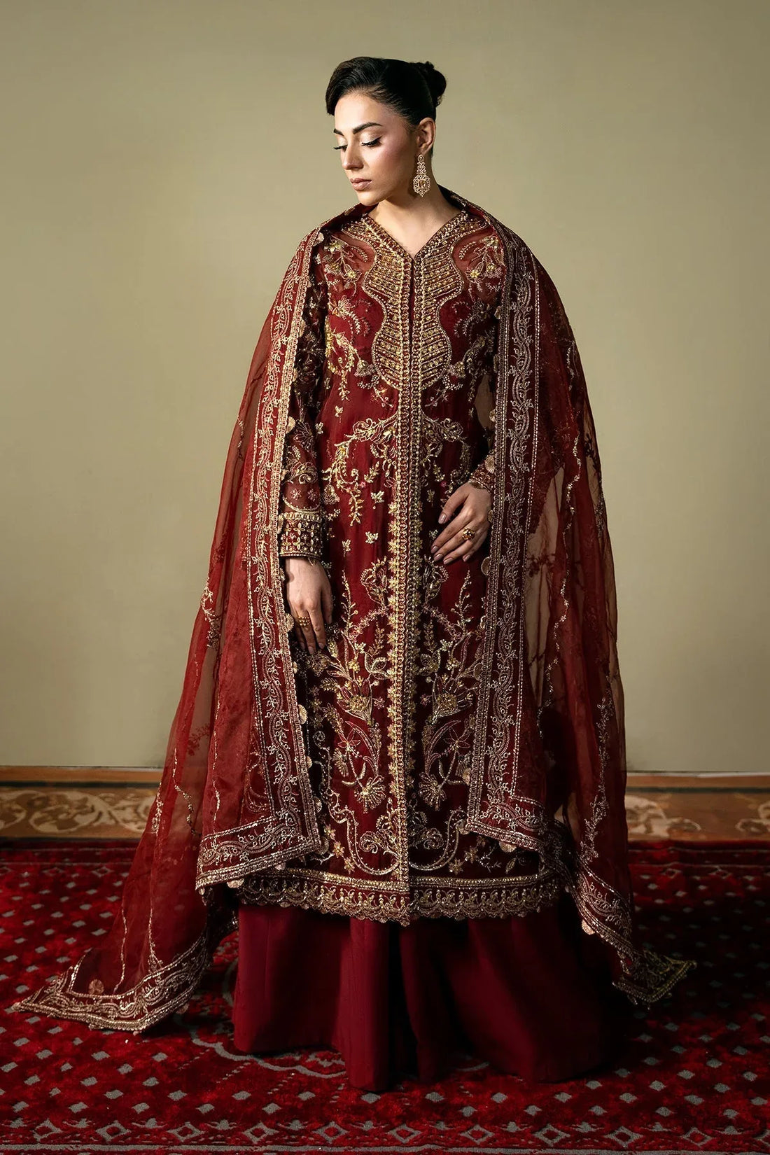 Mina Kashif | Kahani Formals | Serika - Rang-e-Khaas