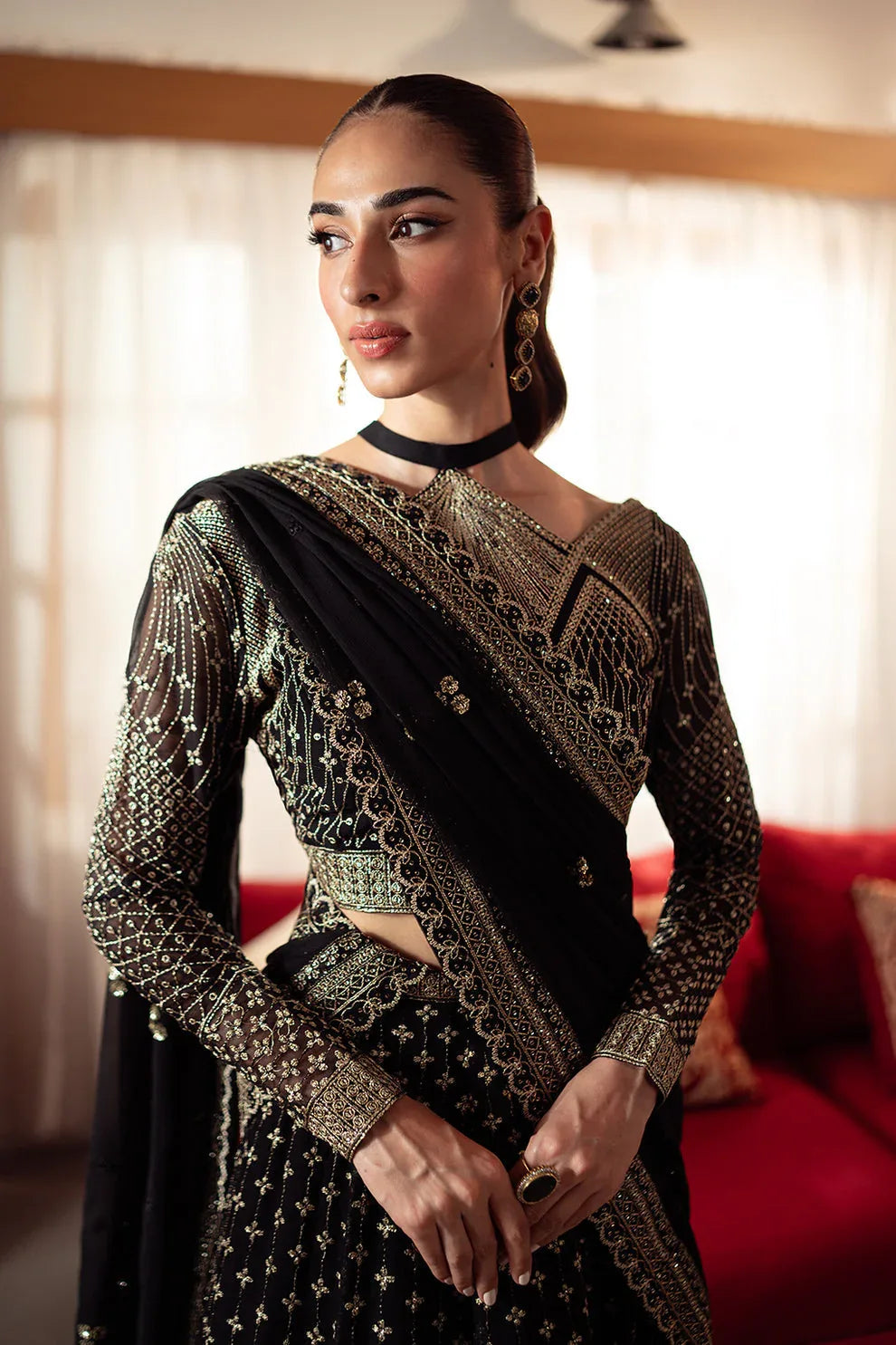 Neeshay | Dastaan Luxury Chiffon | Sunehri - Rang-e-Khaas
