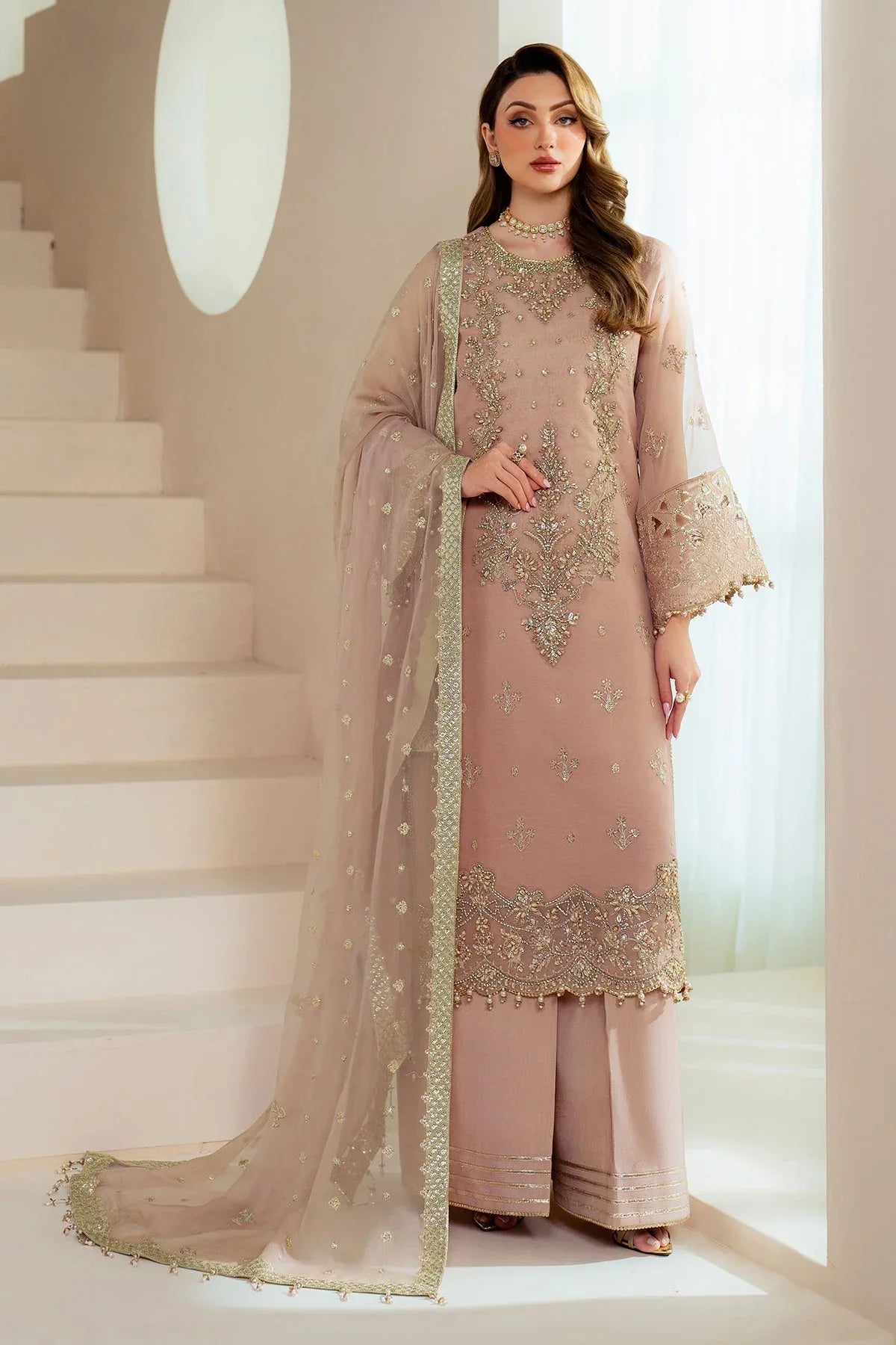Alizeh | Aymal Chiffon | AF-BHM-4043-Jade - Rang-e-Khaas