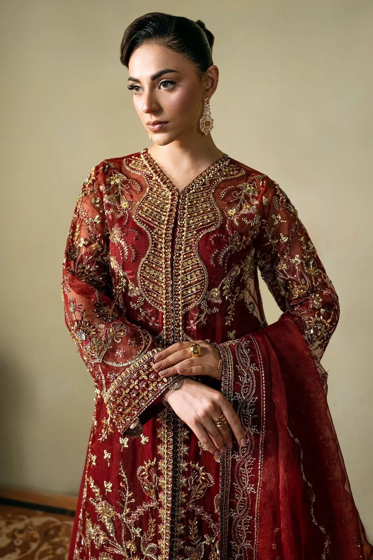 Mina Kashif | Kahani Formals | Serika - Rang-e-Khaas