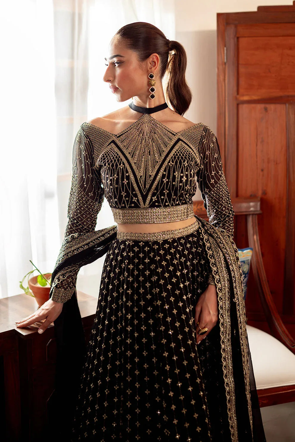 Neeshay | Dastaan Luxury Chiffon | Sunehri - Rang-e-Khaas
