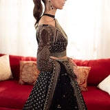 Neeshay | Dastaan Luxury Chiffon | Sunehri