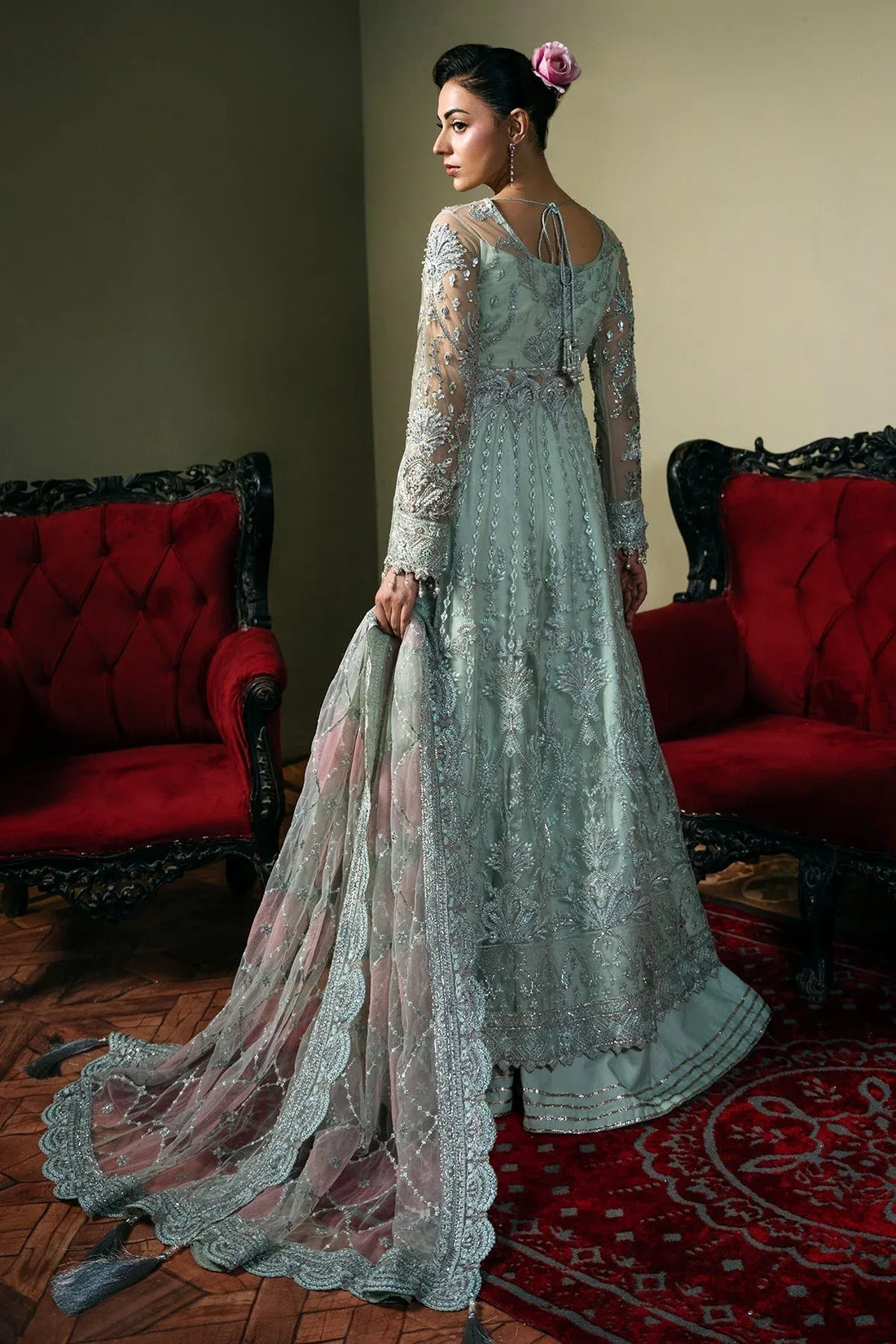 Mina Kashif | Kahani Formals | Zarpash - Rang-e-Khaas