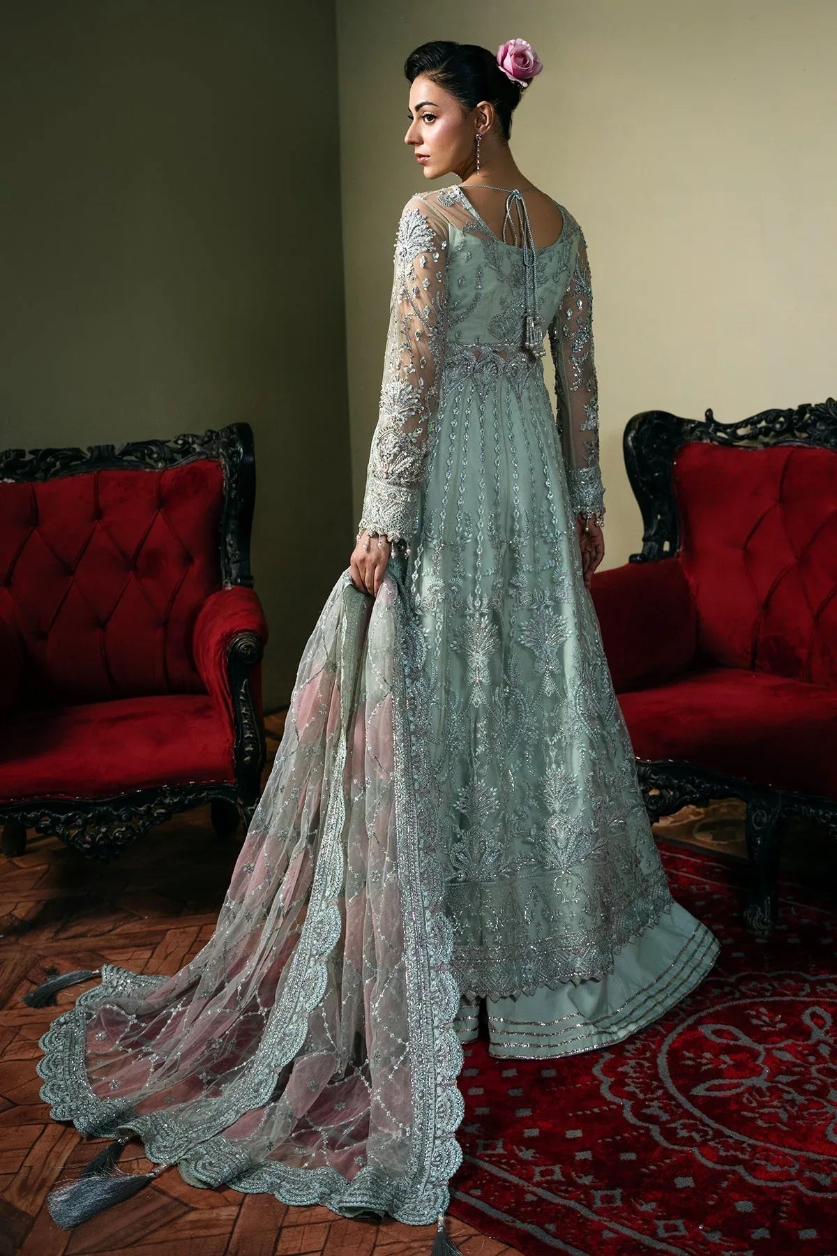 Mina Kashif | Kahani Formals | Zarpash - Rang-e-Khaas
