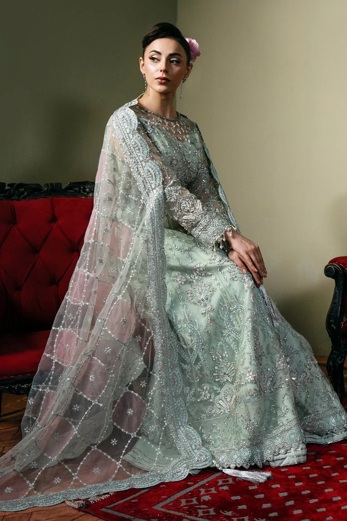 Mina Kashif | Kahani Formals | Zarpash - Rang-e-Khaas