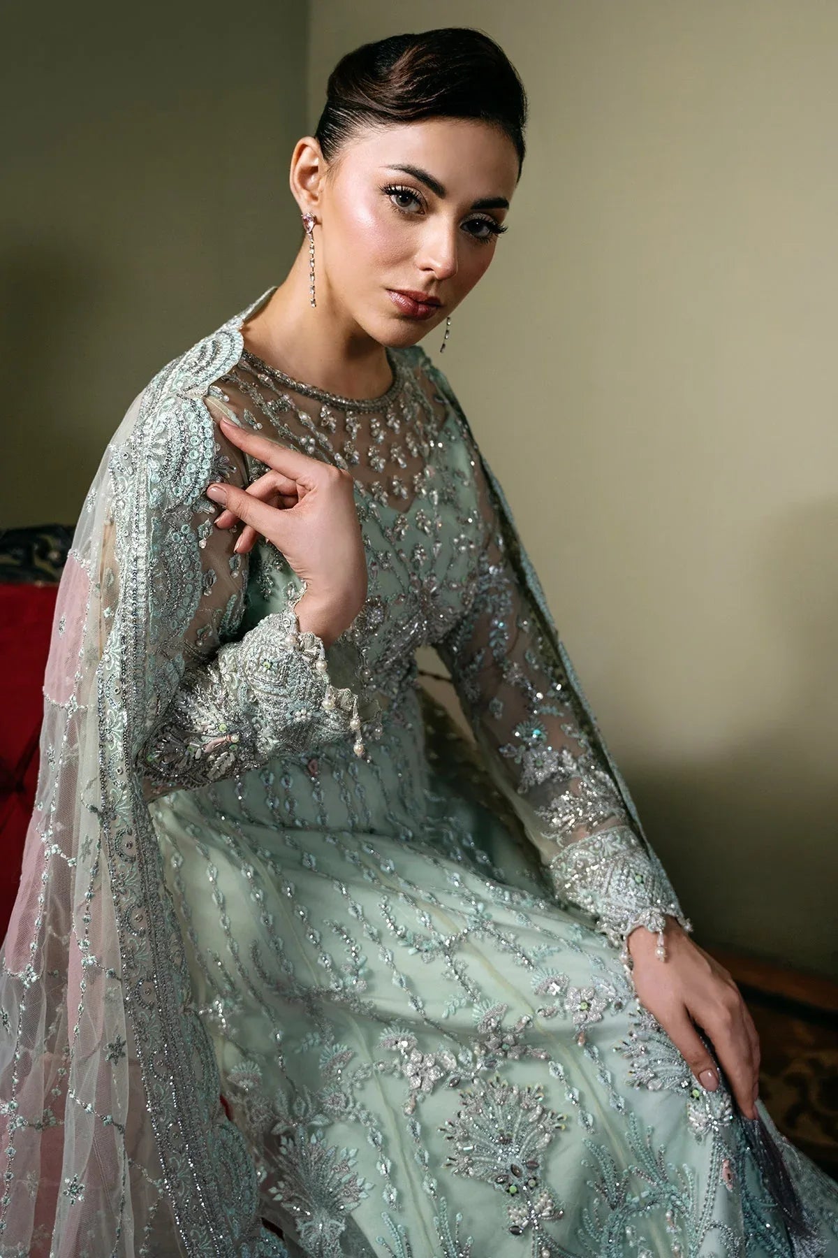 Mina Kashif | Kahani Formals | Zarpash - Rang-e-Khaas