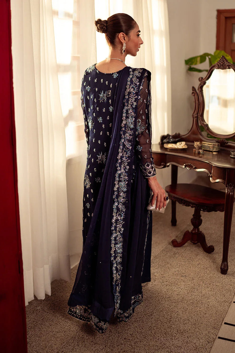 Neeshay | Dastaan Luxury Chiffon | Neelam - Rang-e-Khaas