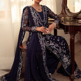 Neeshay | Dastaan Luxury Chiffon | Neelam