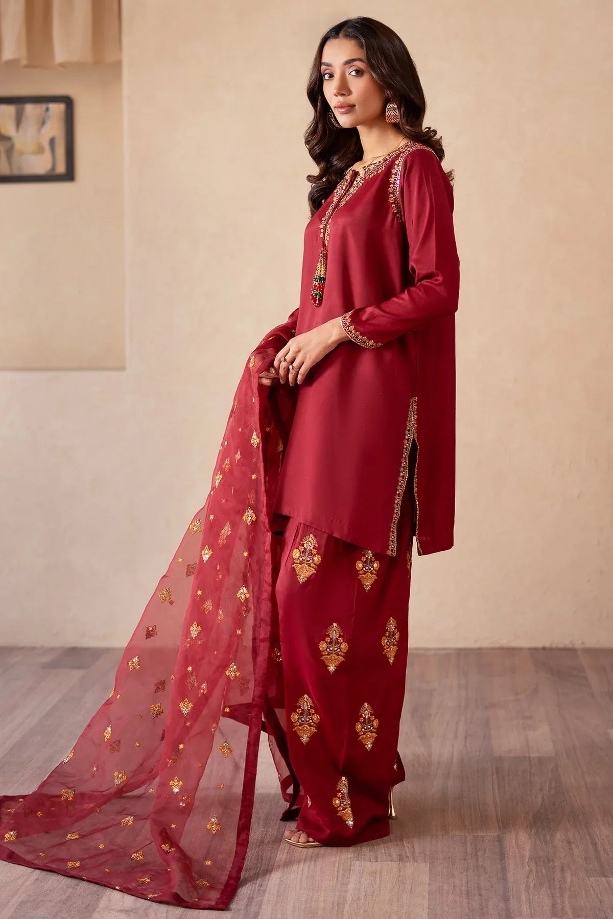 Charizma | Festive Pret | CMA-4-077 - Rang-e-Khaas