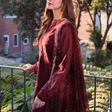 Neeshay | Summer Lines Printkari 25 | GARNET
