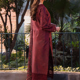 Neeshay | Summer Lines Printkari 25 | GARNET