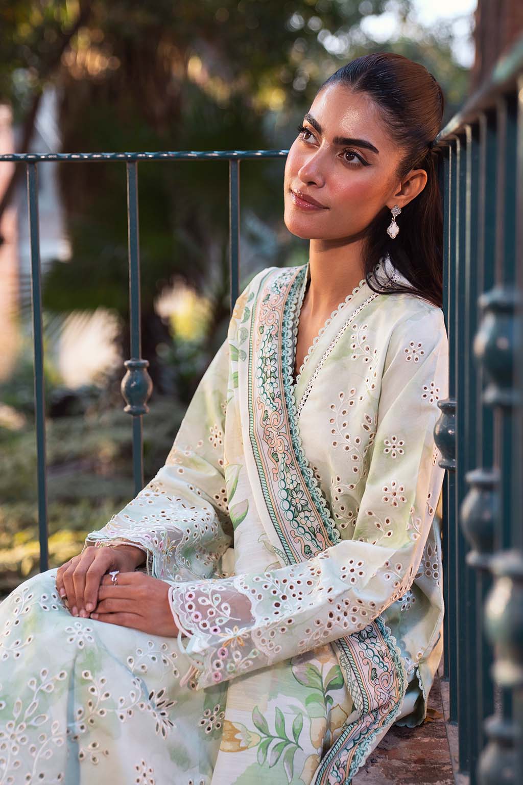 Neeshay | Summer Lines Printkari 25 | MEADOW MIST - Rang-e-Khaas