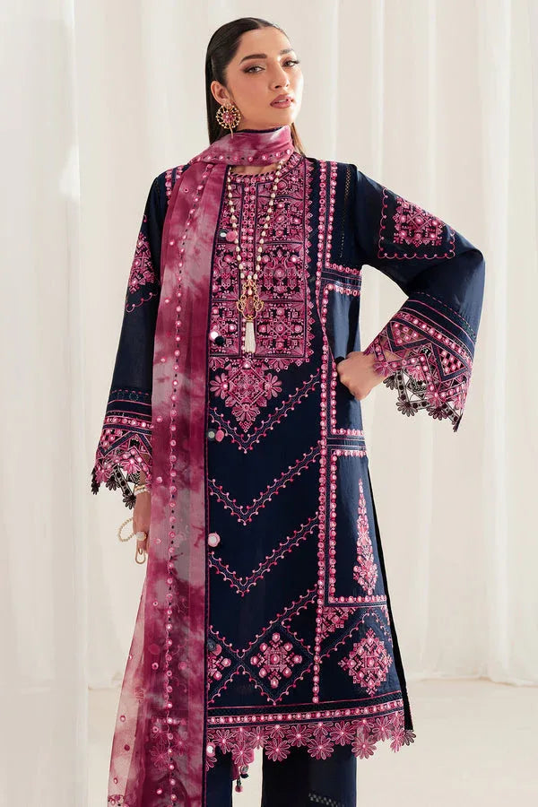 Jazmin | Iris Luxury Lawn 25 | IL'25-D01 - Rang-e-Khaas