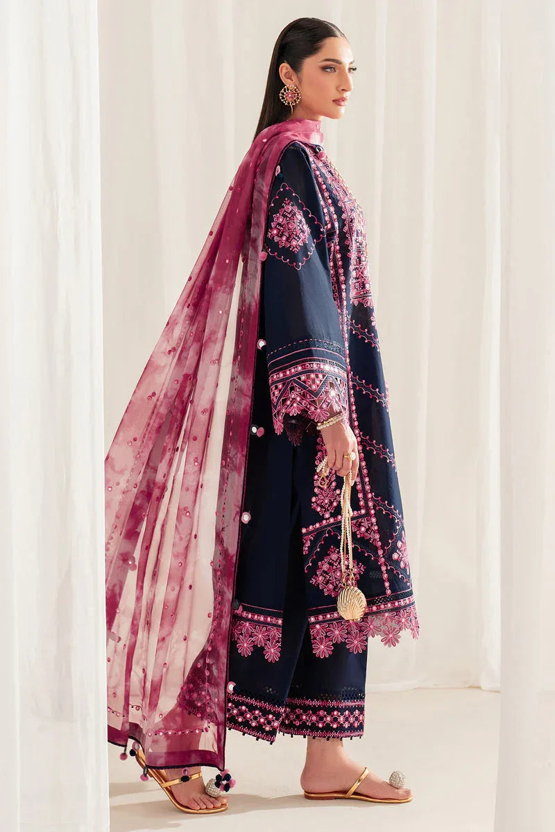 Jazmin | Iris Luxury Lawn 25 | IL'25-D01 - Rang-e-Khaas