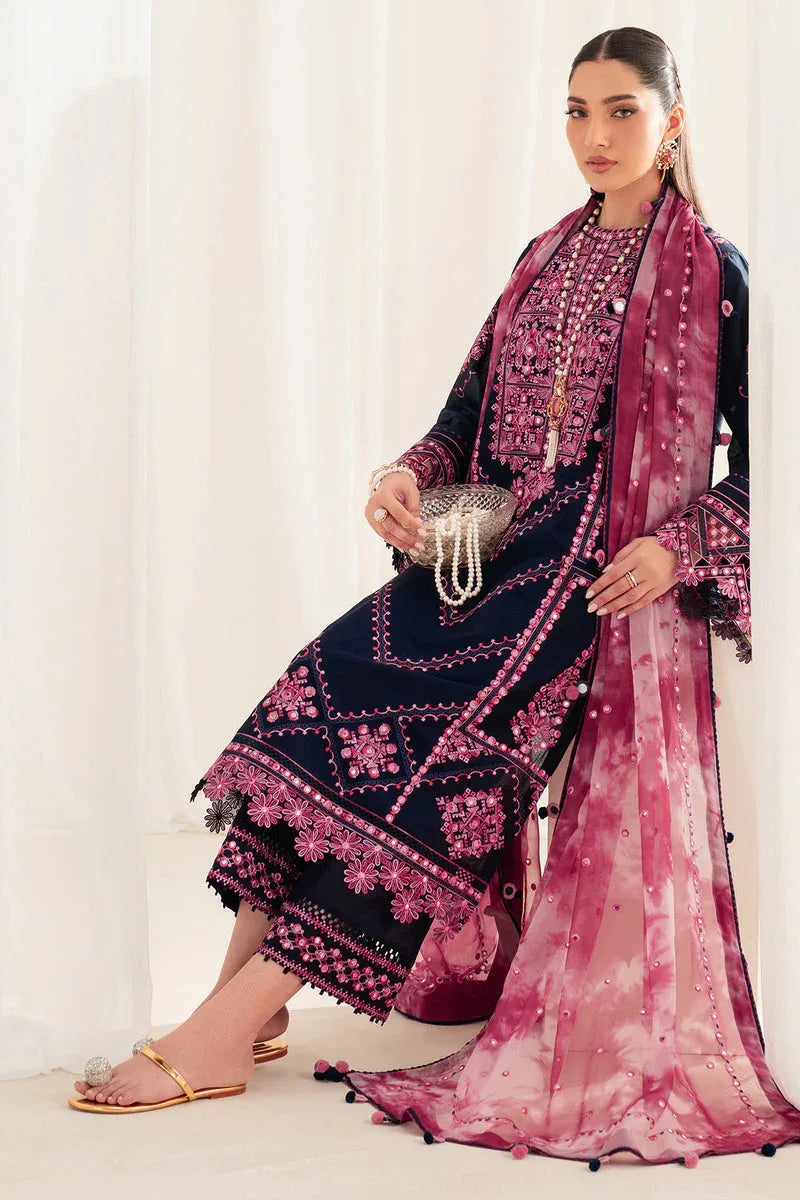 Jazmin | Iris Luxury Lawn 25 | IL'25-D01 - Rang-e-Khaas