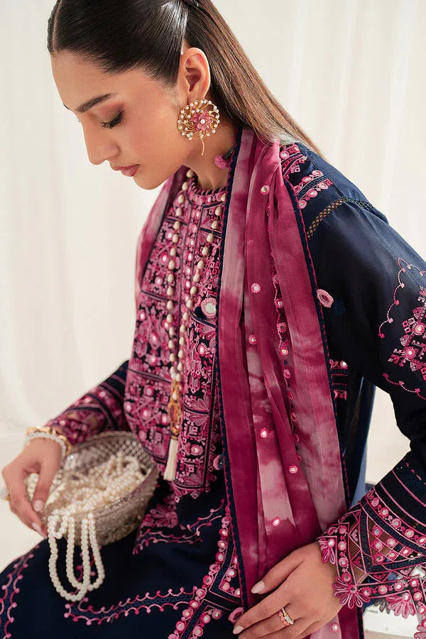 Jazmin | Iris Luxury Lawn 25 | IL'25-D01 - Rang-e-Khaas