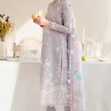 Jazmin | Iris EMBROIDERED DOBBY LAWN IL'25-D06