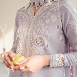 Jazmin | Iris EMBROIDERED DOBBY LAWN IL'25-D06