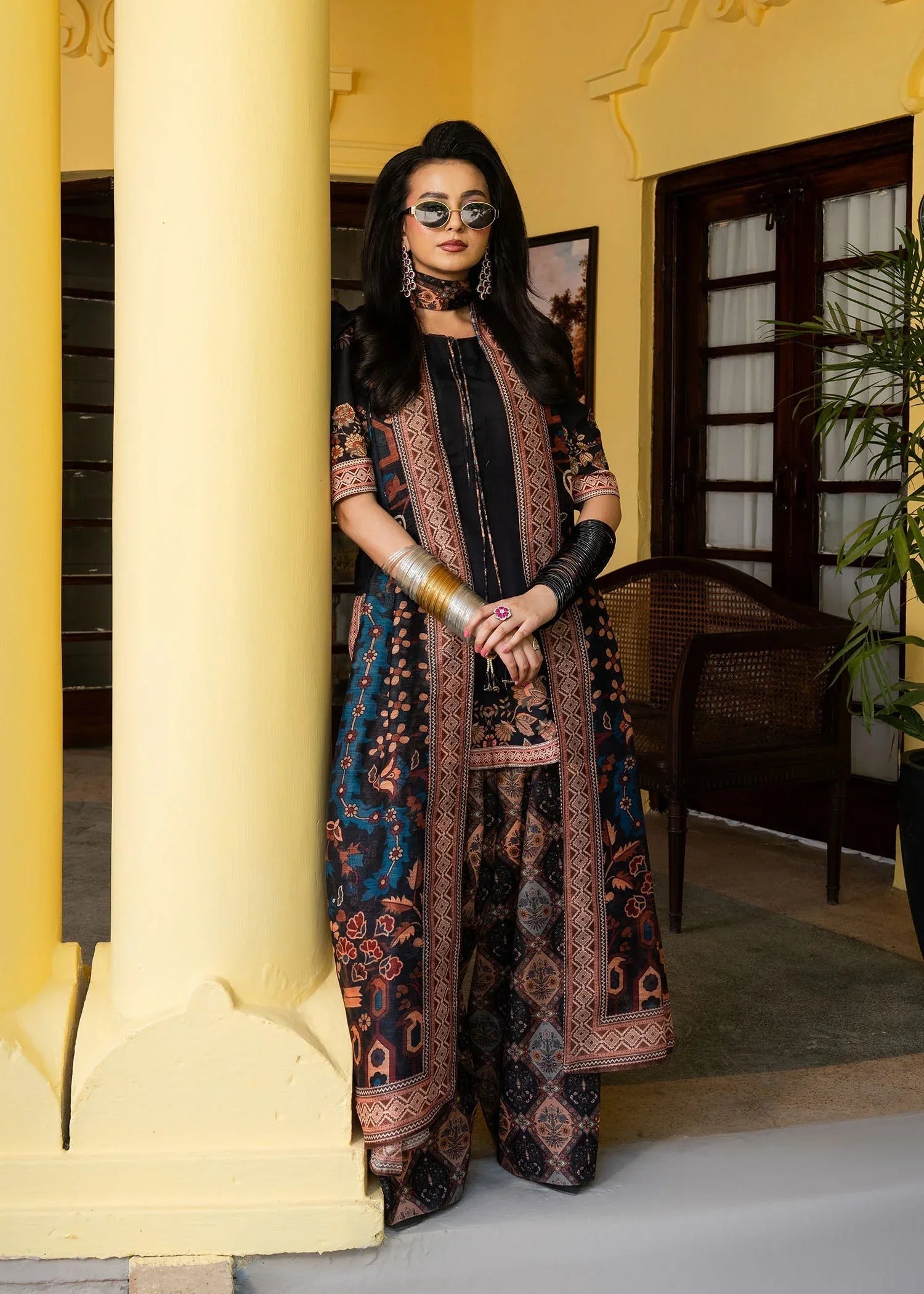 Maria Osama Khan | Retro Lawn 25 | Nazia - Rang-e-Khaas