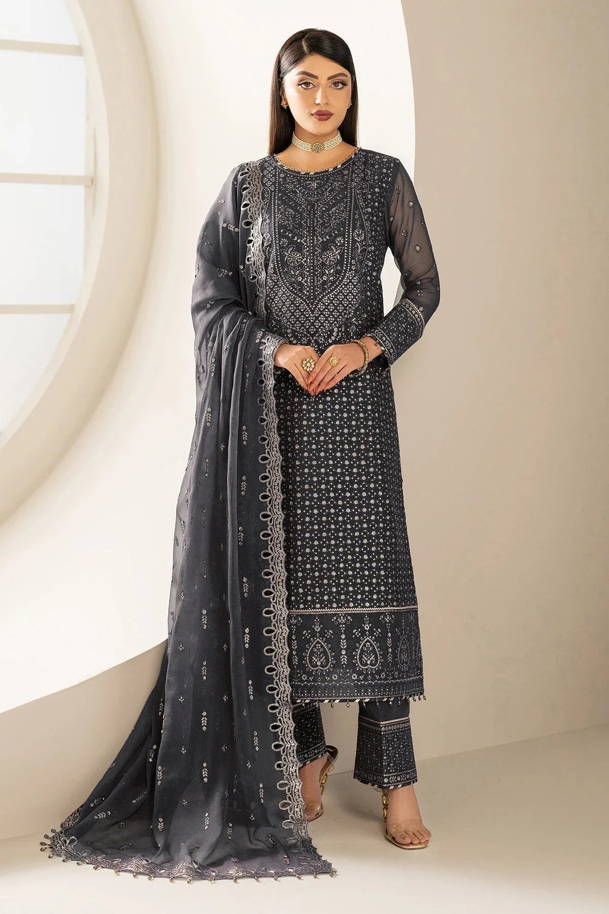 Alizeh | Formals Wear | AF-CH-2189-Akoya - Rang-e-Khaas