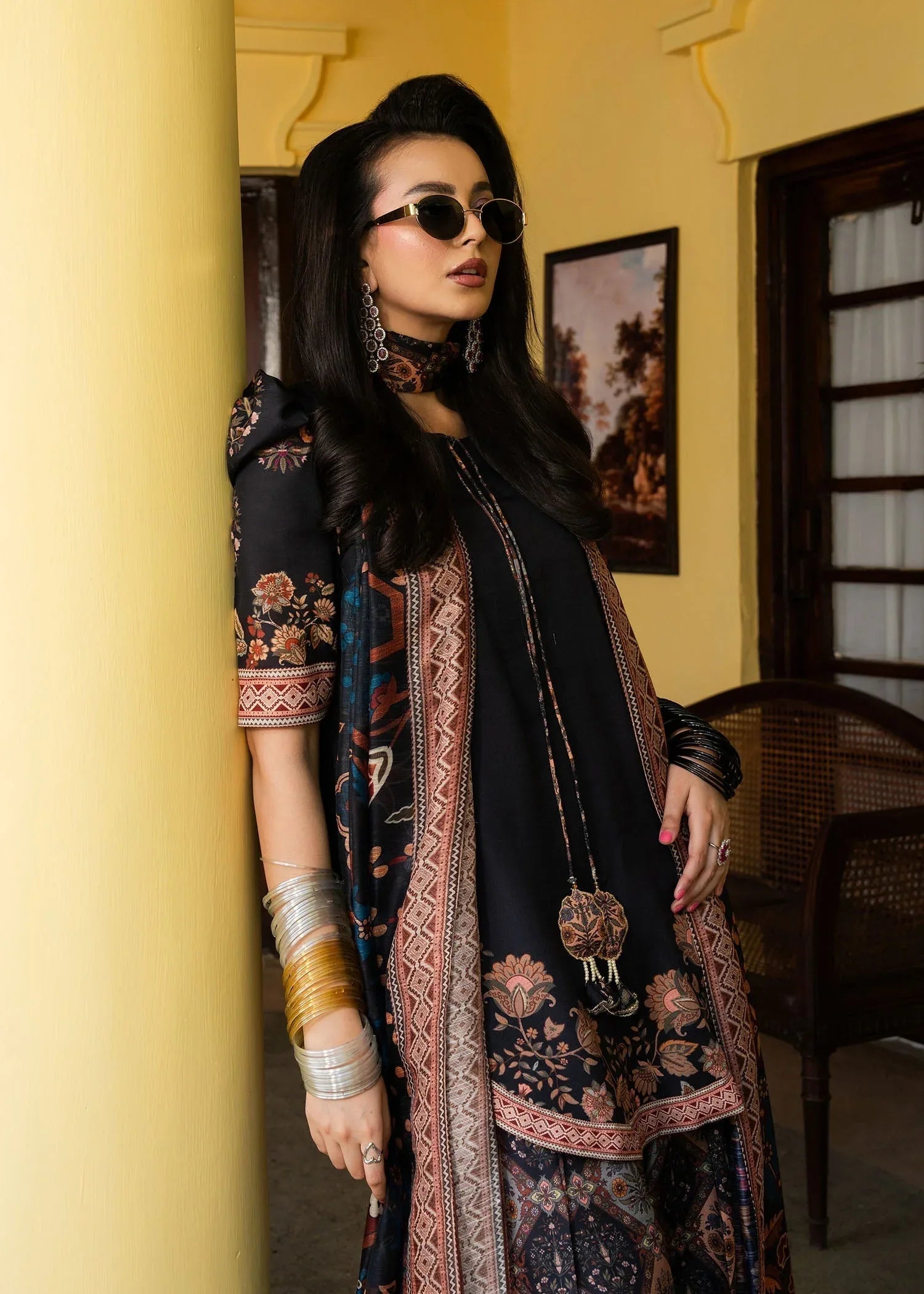 Maria Osama Khan | Retro Lawn 25 | Nazia - Rang-e-Khaas