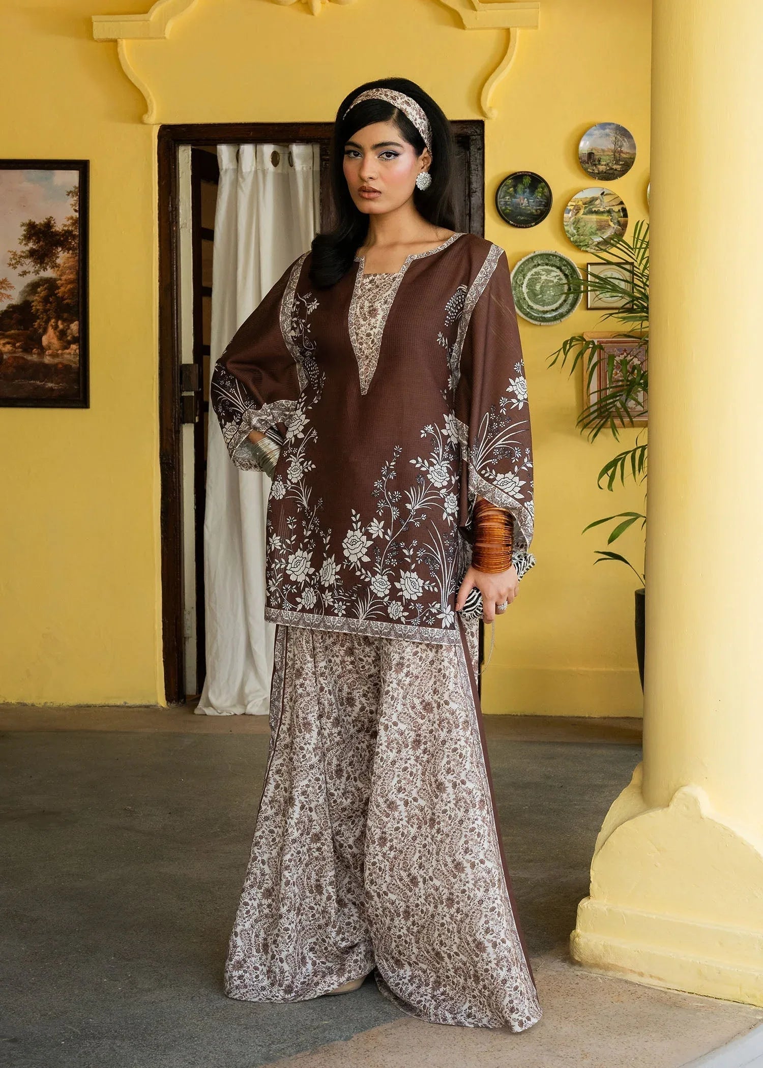 Maria Osama Khan | Retro Lawn 25 | Laleen - Rang-e-Khaas