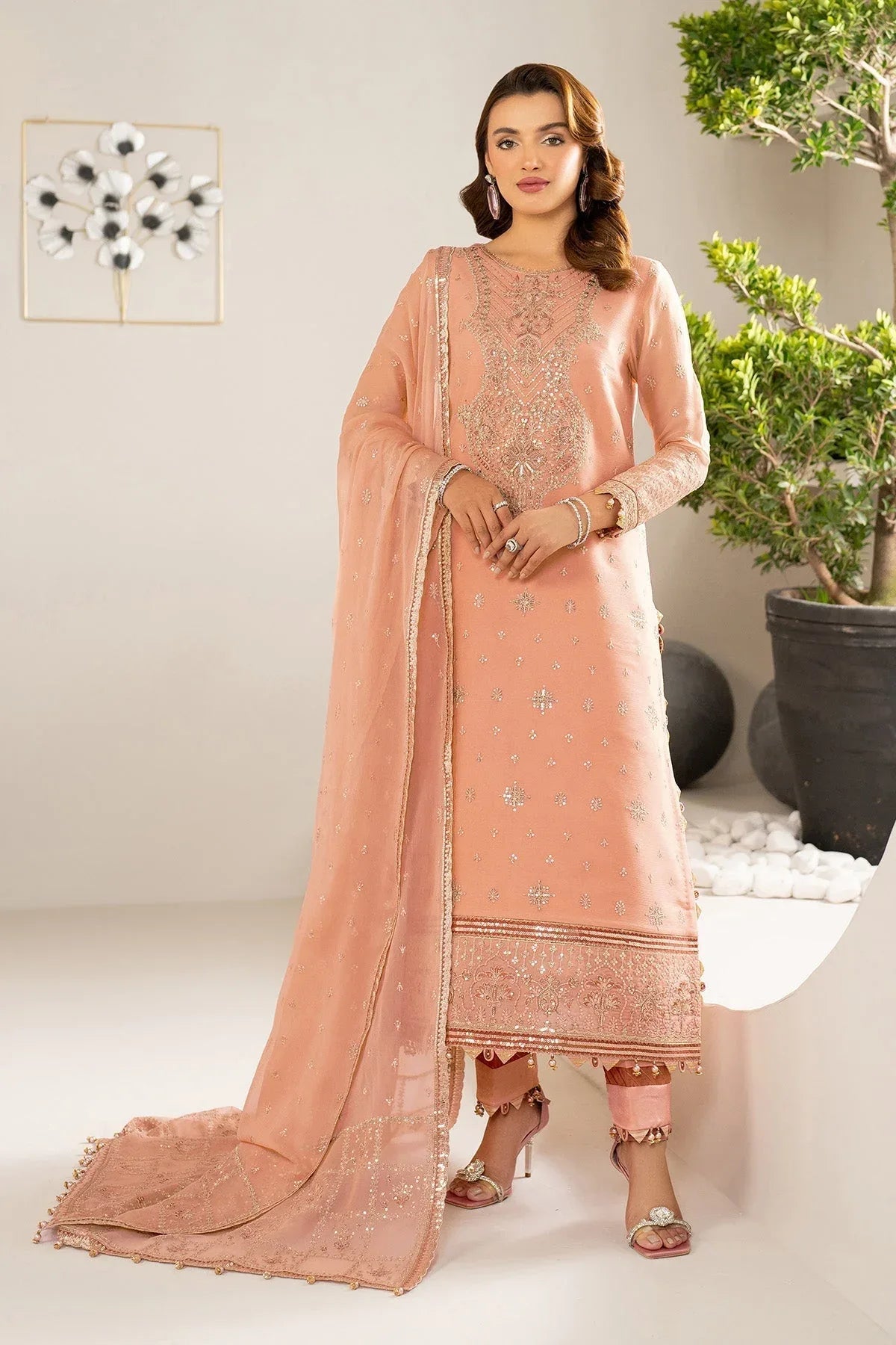 Alizeh | Formals Wear | AF-CH-2189-Ransia - Rang-e-Khaas