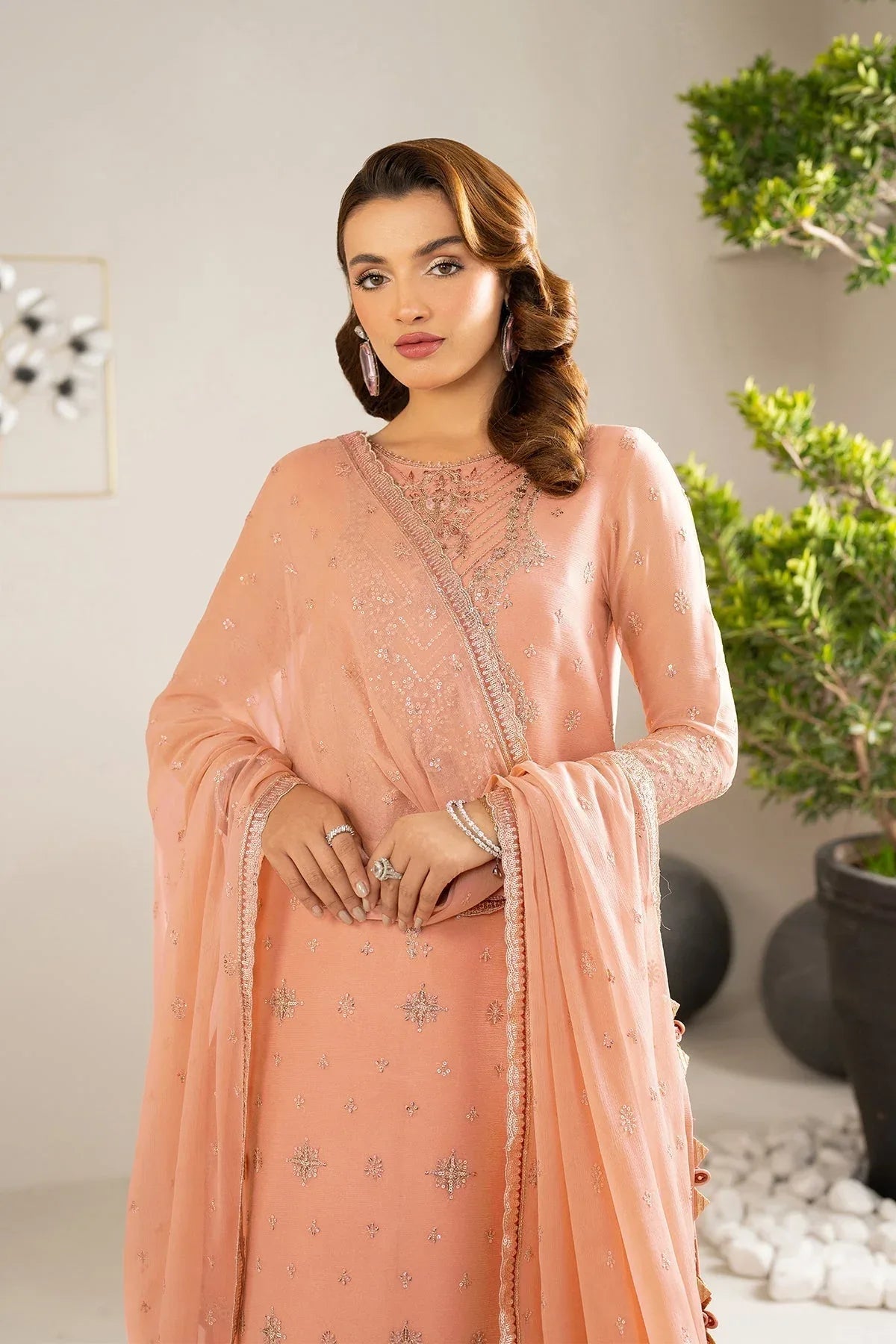 Alizeh | Formals Wear | AF-CH-2189-Ransia - Rang-e-Khaas